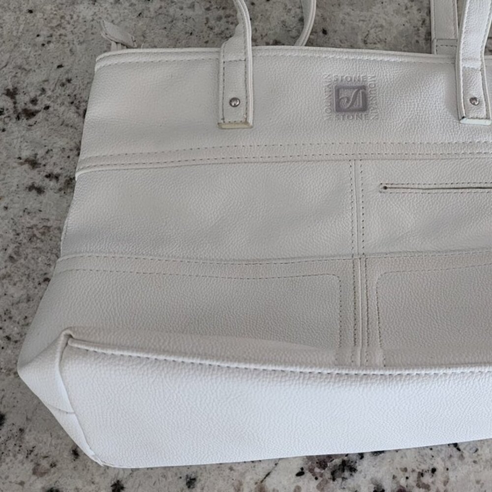 Stone Mountain White Tote Bag - Like New